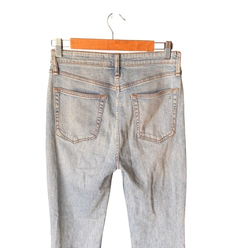 Rag & Bone - Casey Distressed High Rise Kick Flare Jeans Sz 27 - Picture 6 of 11